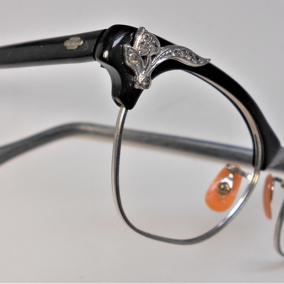 VINTAGE ARTCRAFT CAT EYE 1/10 12K WHITE GOLD FILLE - Picture 6 of 6